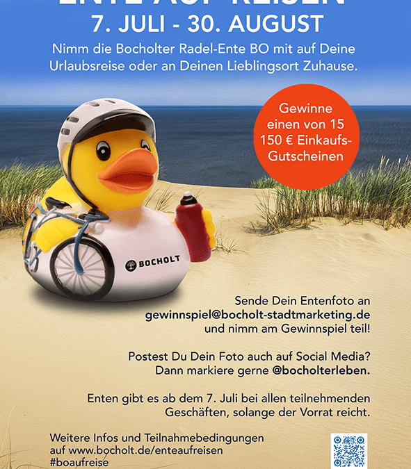 Ente auf Reisen
